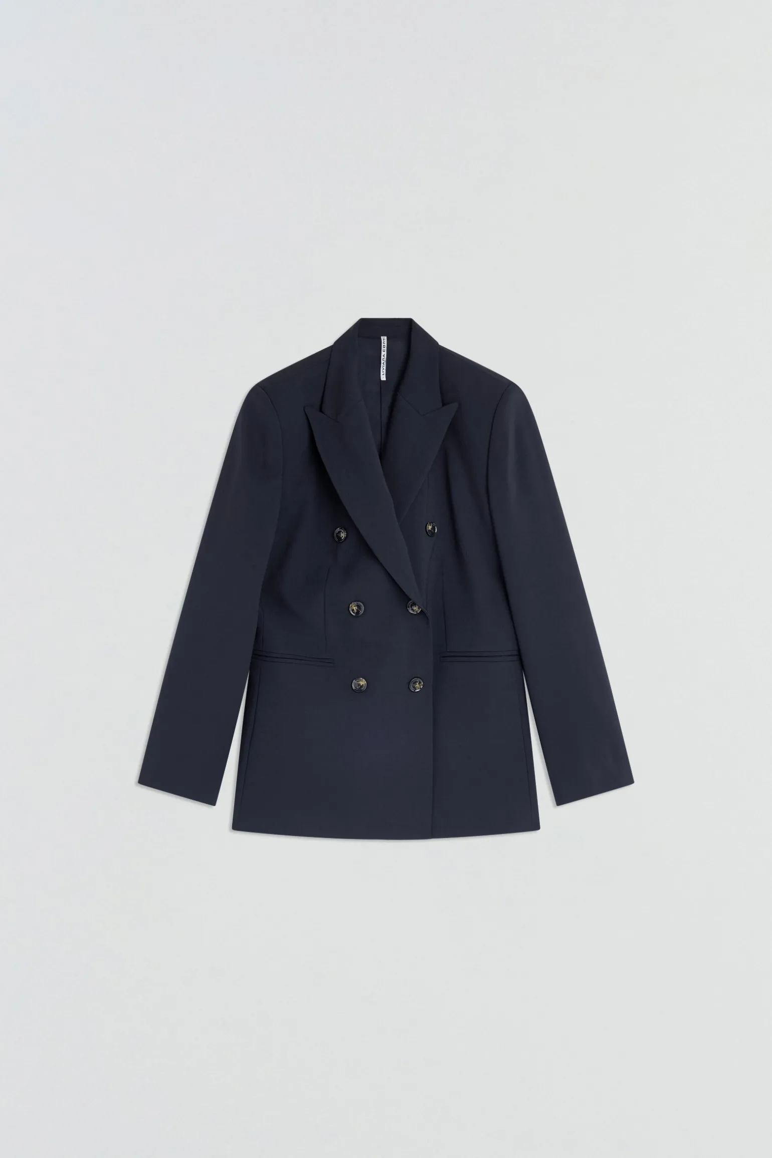 BLAZER CROISÃ EN TOILE DE LAINE