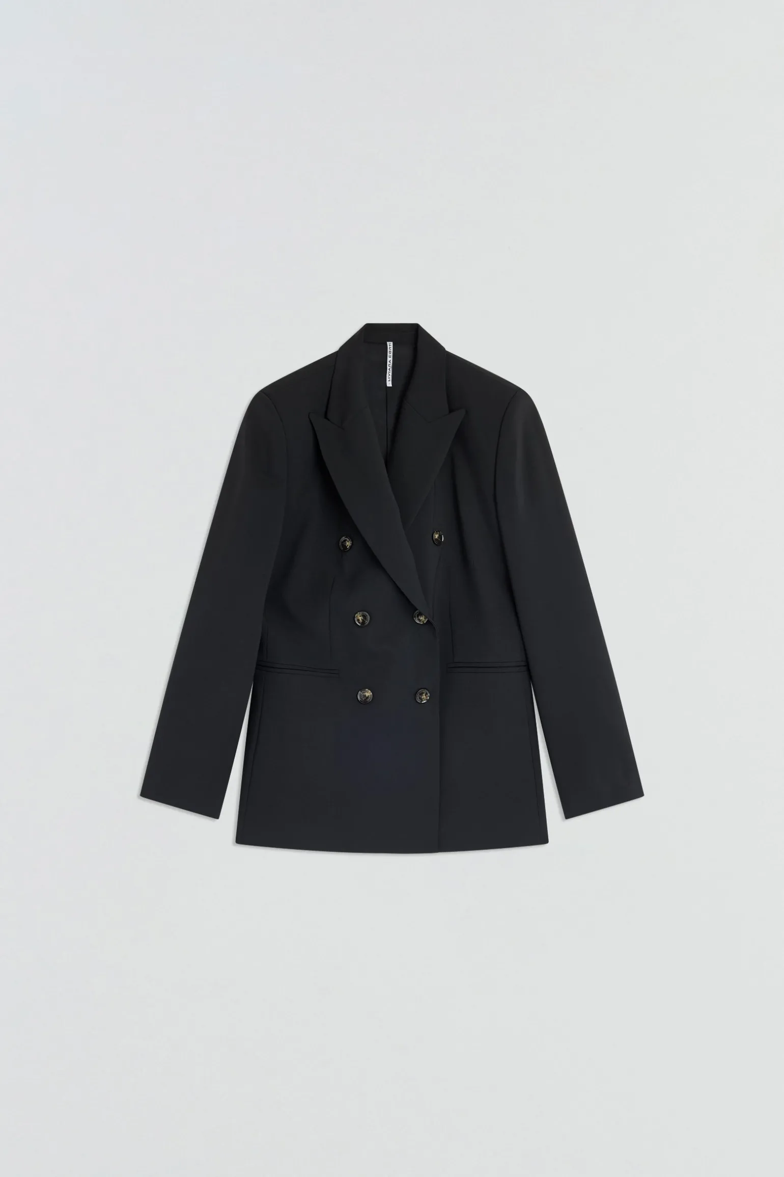 BLAZER CROISÃ EN TOILE DE LAINE