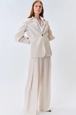 BLAZER EN LIN-VISCOSE