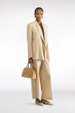 BLAZER EN TOILE DE LAINE Ã DOUBLE BOUTONNAGE