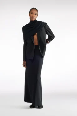 BLAZER EN TOILE DE LAINE Ã DOUBLE BOUTONNAGE