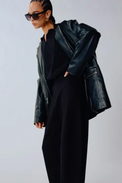 BLAZER EN VÃRITABLE CUIR