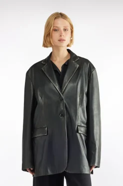 BLAZER EN VÃRITABLE CUIR