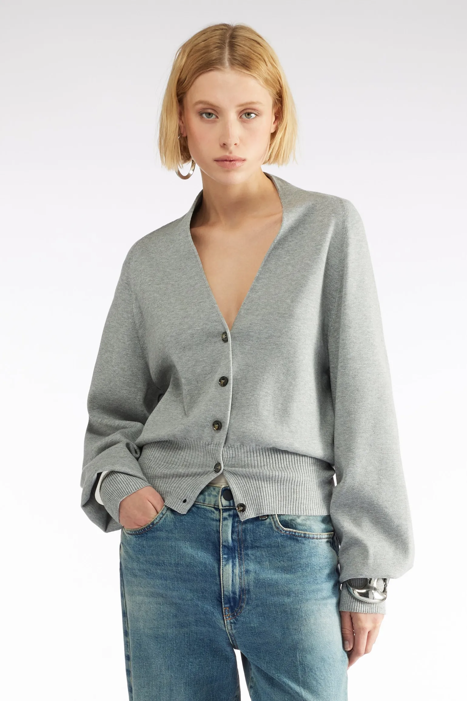 CARDIGAN Ã COL EN V