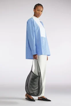 CHEMISE RAYÃE EN PLASTRON