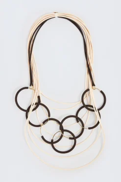 COLLIER AVEC ÃLÃMENTS CIRCULAIRES