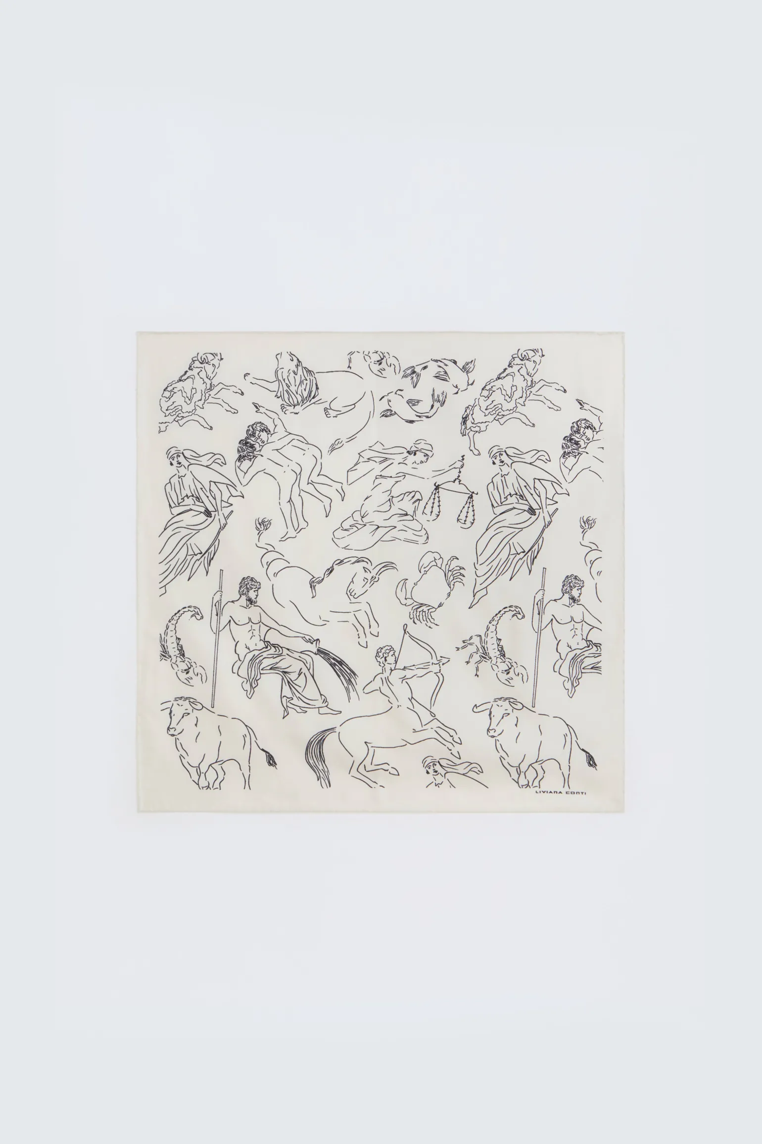 FOULARD MOTIF ZODIAQUE