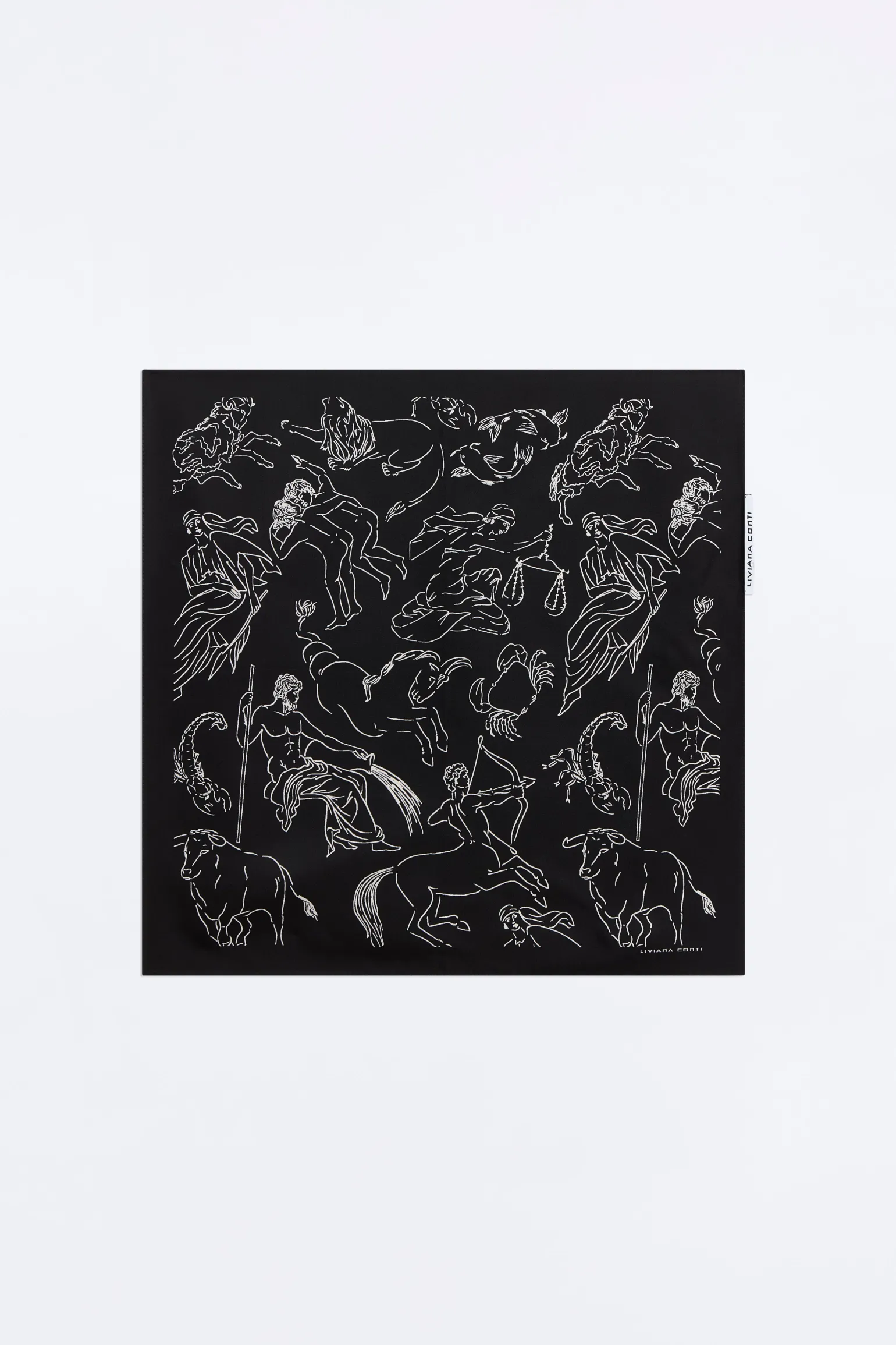 FOULARD MOTIF ZODIAQUE