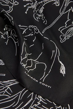 FOULARD MOTIF ZODIAQUE