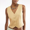 GILET Ã COL EN V