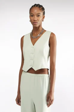 GILET Ã COL EN V