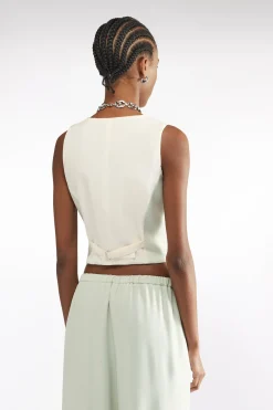 GILET Ã COL EN V