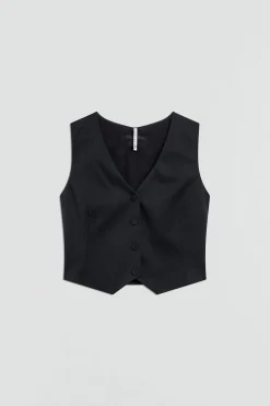 GILET Ã COL EN V