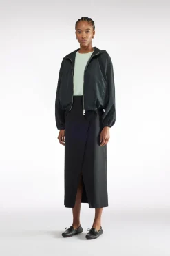 JUPE EN GABARDINE DE LAINE