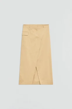 JUPE EN GABARDINE DE LAINE