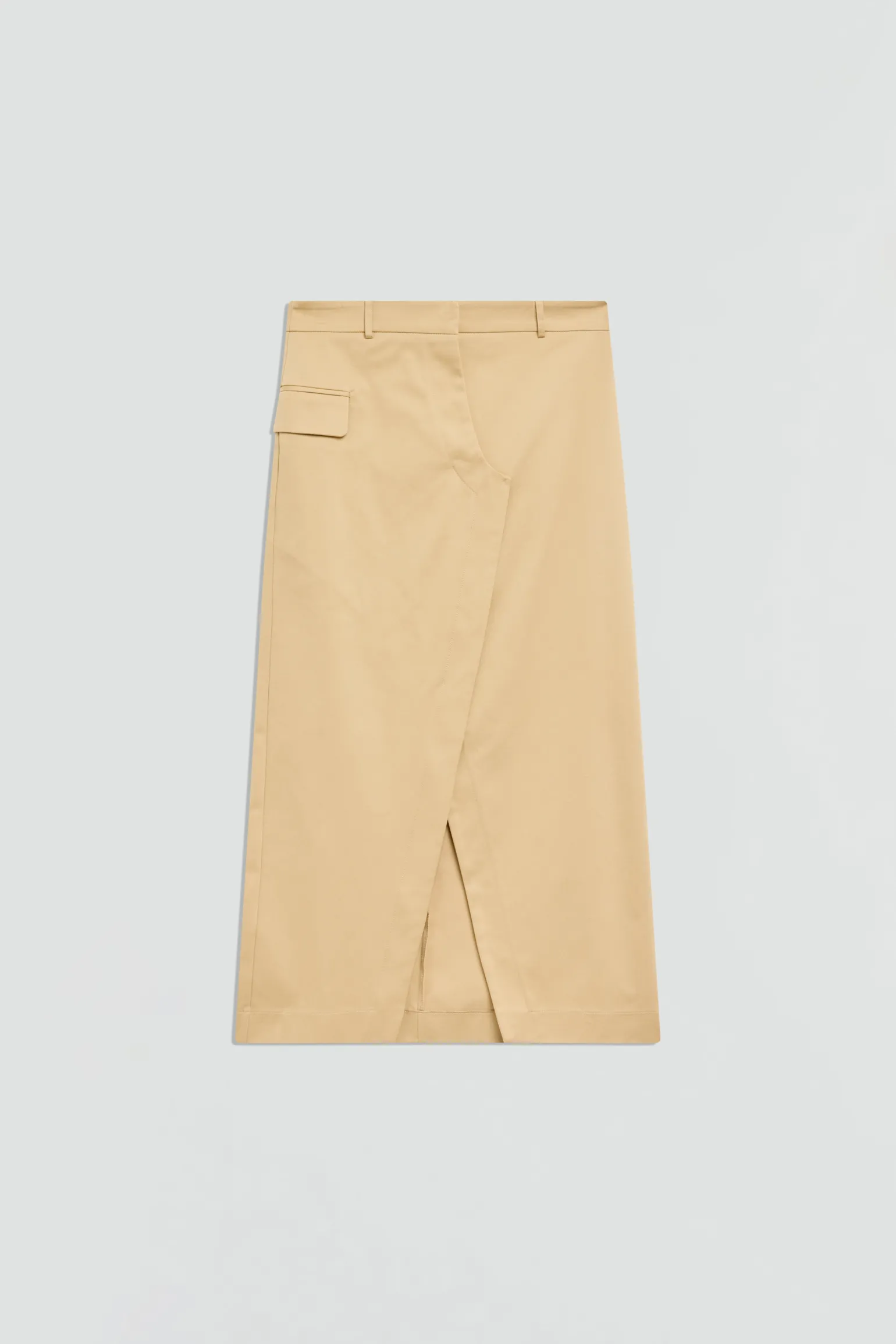 JUPE EN GABARDINE DE LAINE