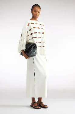 JUPE MIDI AJOURÃE