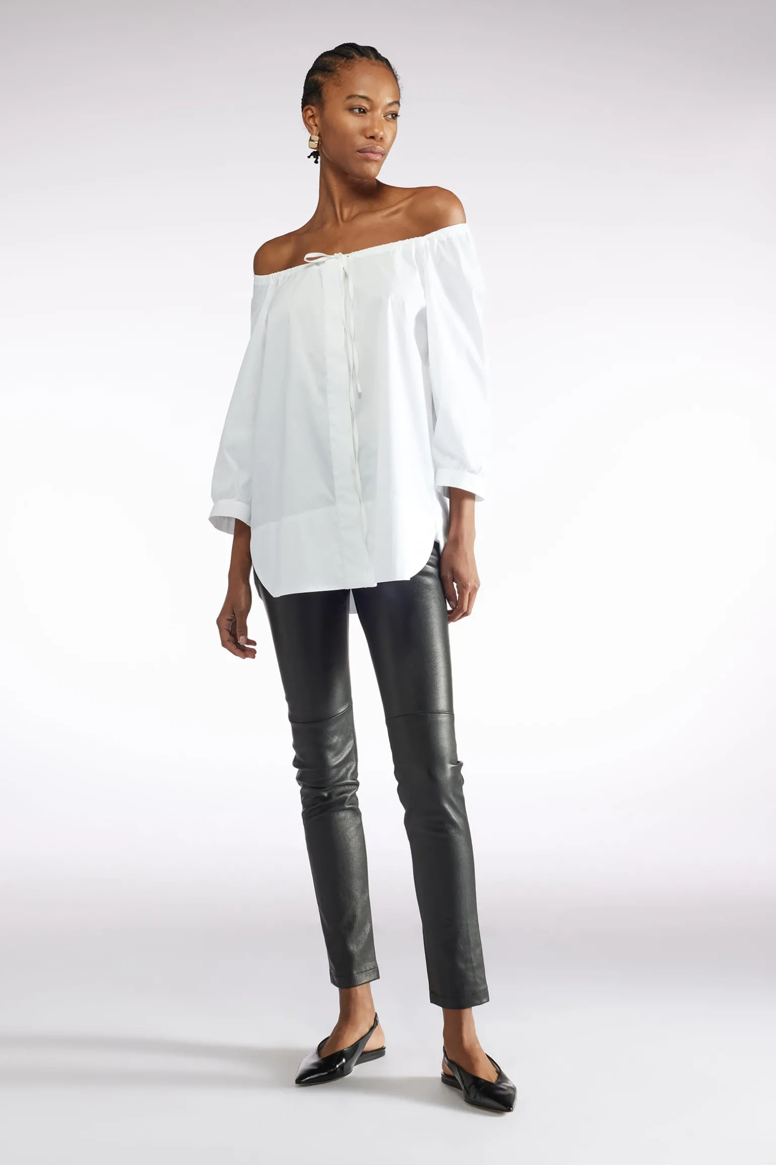 LEGGINGS EN VÃRITABLE CUIR