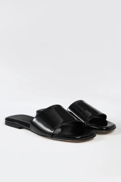 MULES PLATES AVEC BANDE