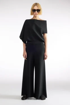 PANTALON Ã JAMBE LARGE