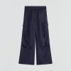 PANTALON EN LIN-VISCOSE