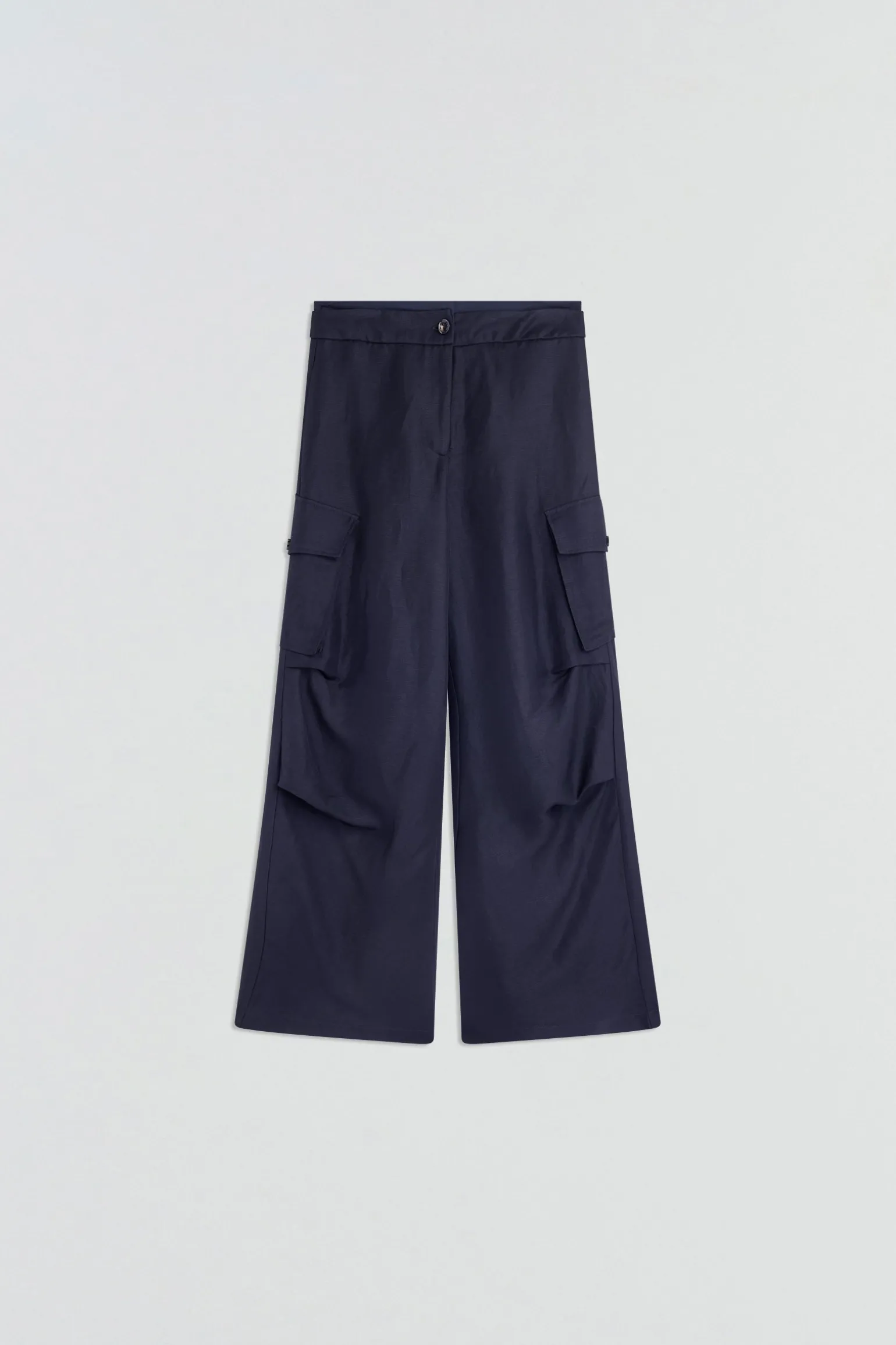 PANTALON EN LIN-VISCOSE