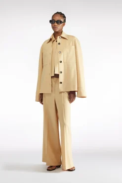 PANTALON EN TOILE DE LAINE