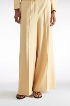 PANTALON EN TOILE DE LAINE