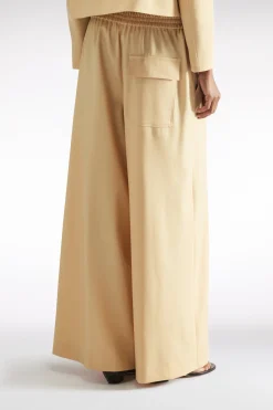 PANTALON EN TOILE DE LAINE