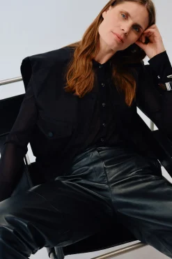 PANTALON EN VÃRITABLE CUIR