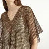 PONCHO EN FILET DE COTON