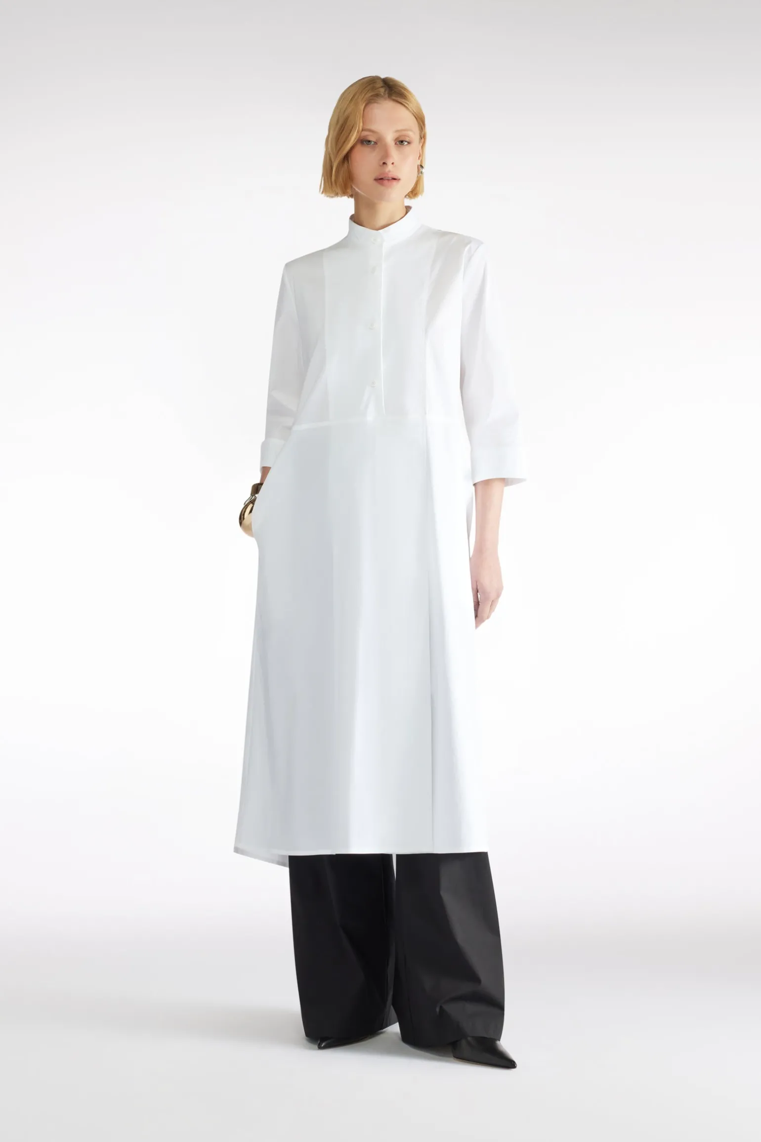 ROBE AVEC CORSAGE TRICOTÃ