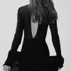 ROBE AVEC DÃTAILS EN TRANSPARENCE