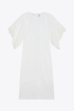 ROBE BRODERIE DENTELLE SANGALLO