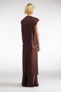 ROBE EN SATIN FLUIDE
