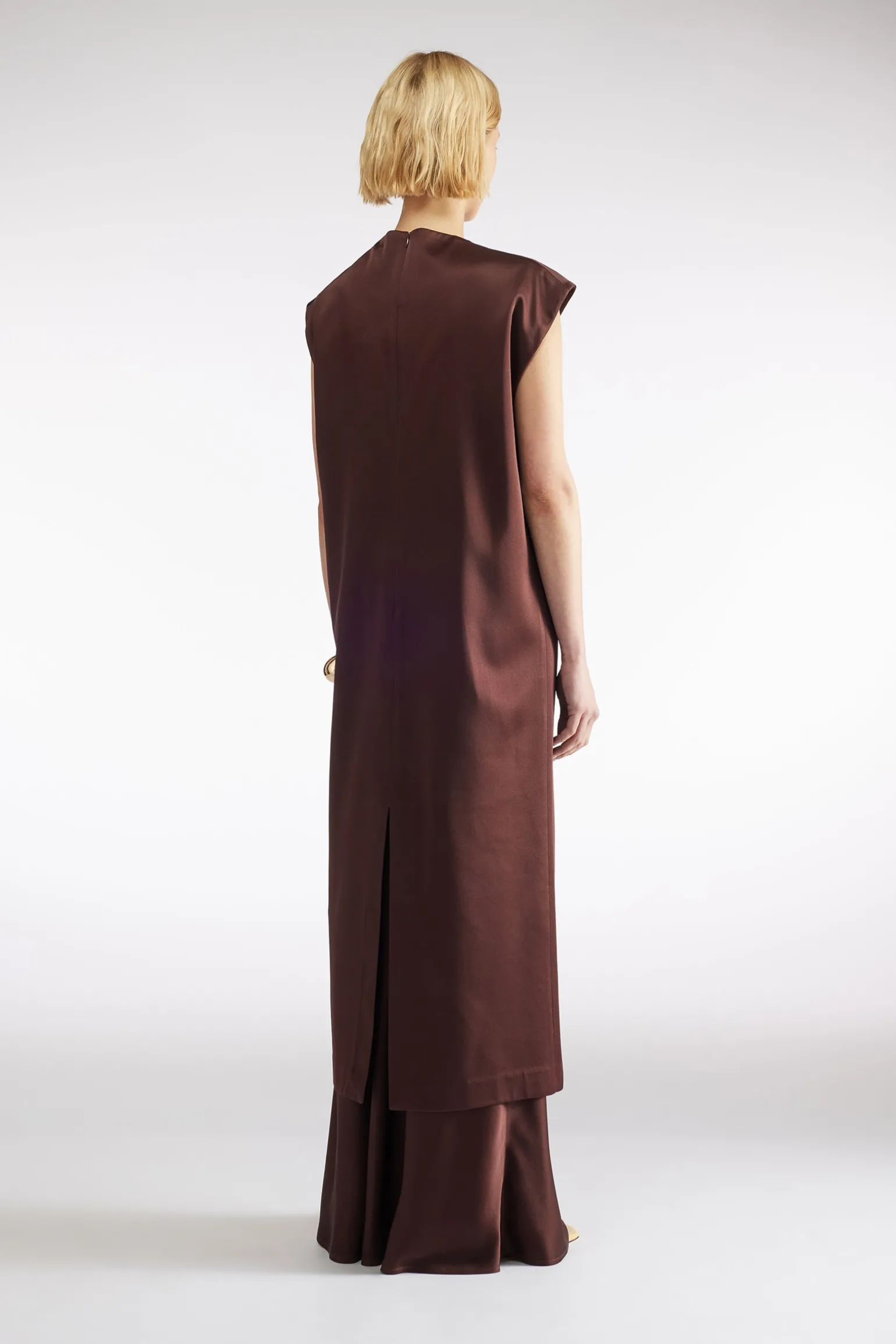 ROBE EN SATIN FLUIDE