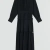 ROBE LONGUE Ã VOLANTS