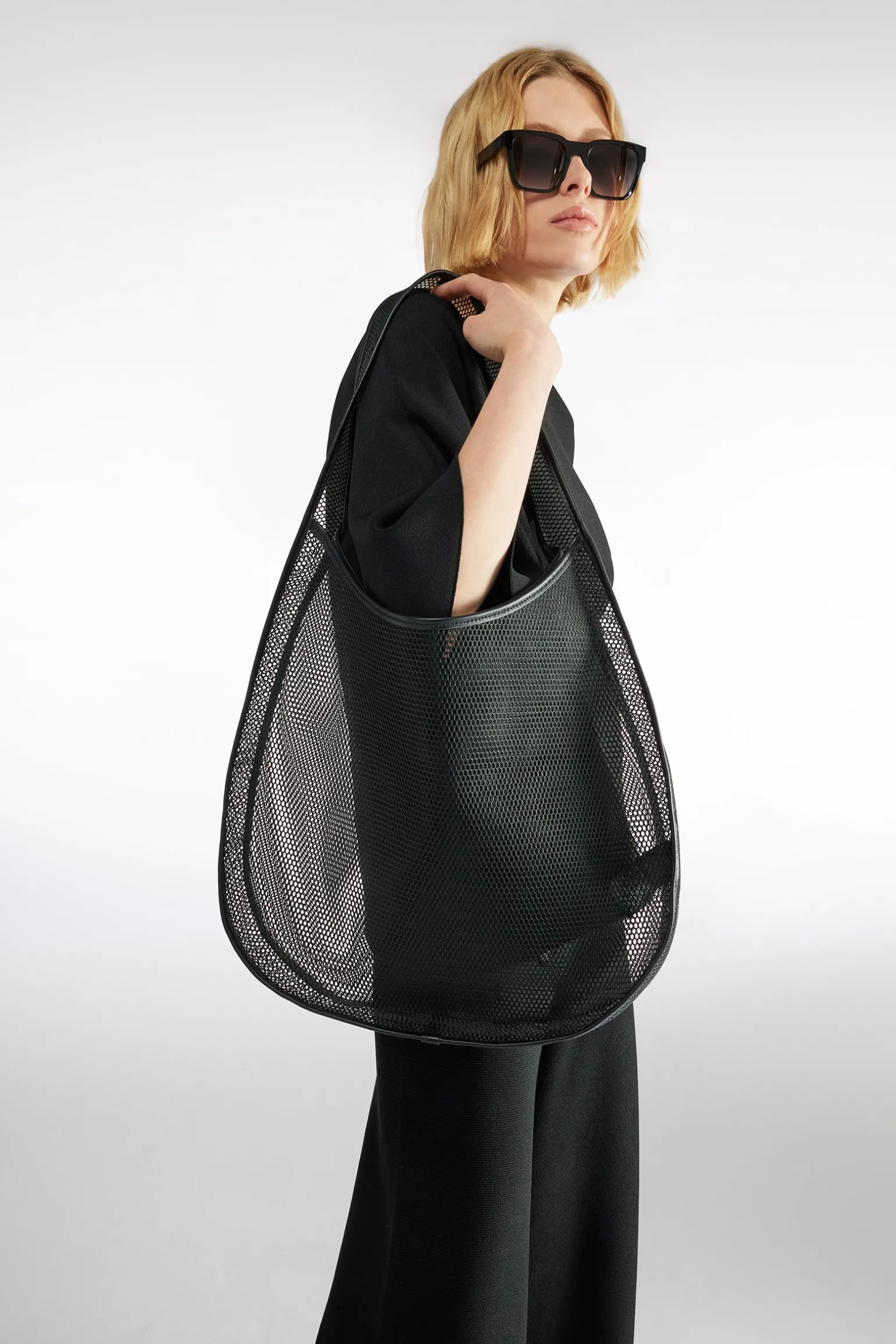 SAC HOBO EN MAILLE FILET