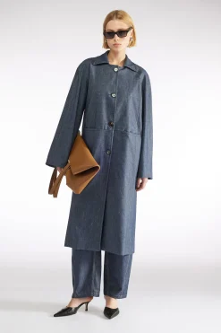 TRENCH EN TOILE DENIM