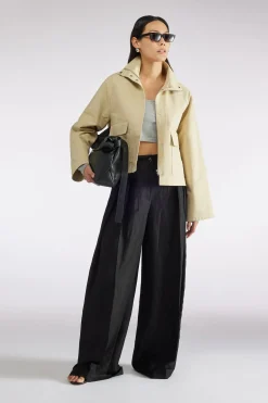 VESTE EN COTON DOUBLE COUCHE