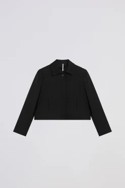 VESTE EN GABARDINE DE LAINE