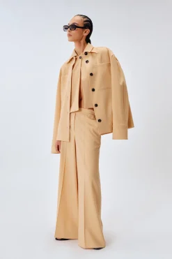 VESTE EN GABARDINE DE LAINE