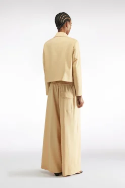 VESTE EN GABARDINE DE LAINE