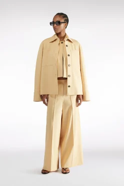 VESTE EN GABARDINE DE LAINE