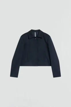 VESTE EN GABARDINE DE LAINE