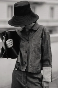 VESTE EN TOILE DENIM