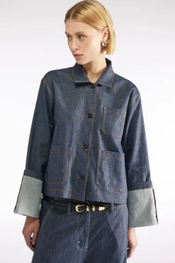 VESTE EN TOILE DENIM