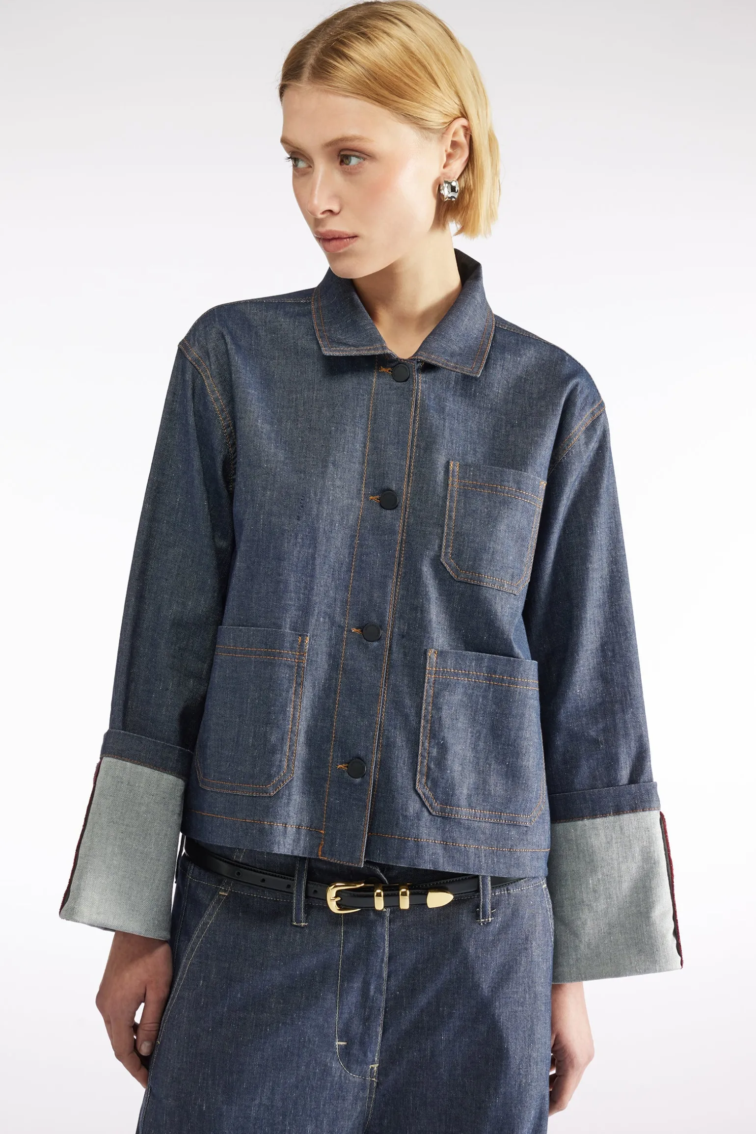 VESTE EN TOILE DENIM