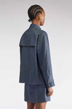 VESTE EN TOILE DENIM