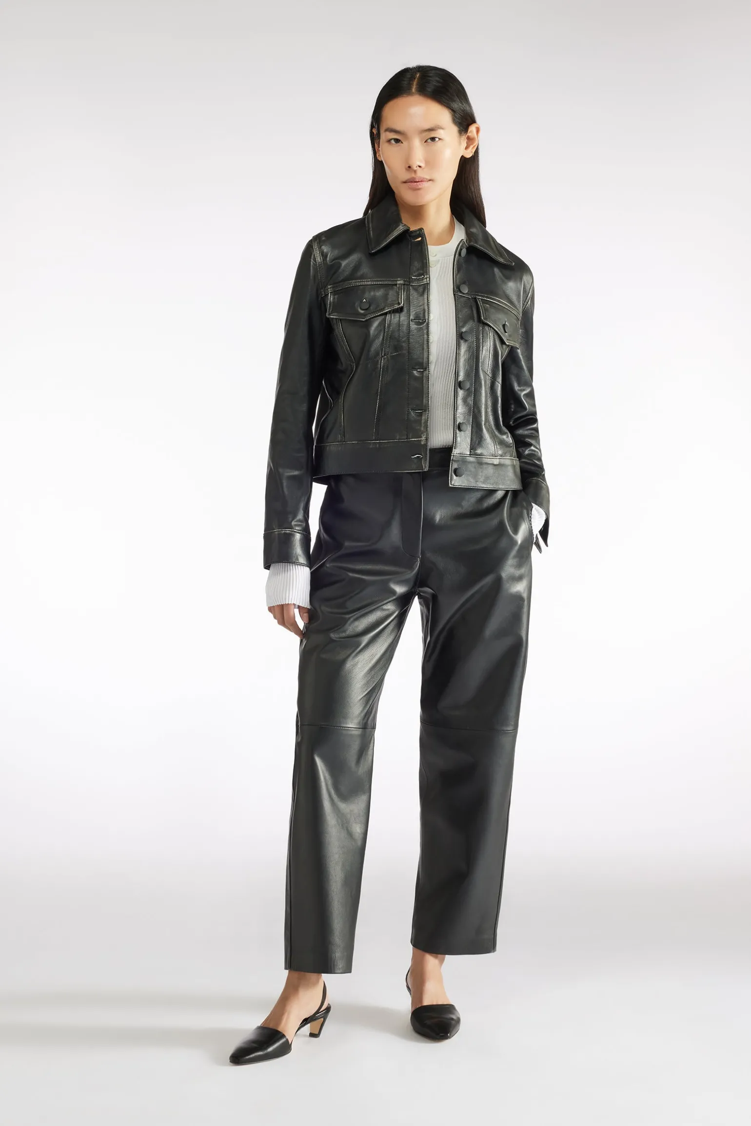 VESTE EN VÃRITABLE CUIR